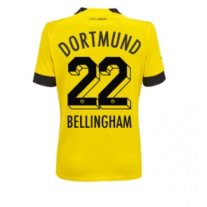 Borussia Dortmund Jude Bellingham #22 kläder Kvinnor 2022-23 Hemmatröja Kortärmad